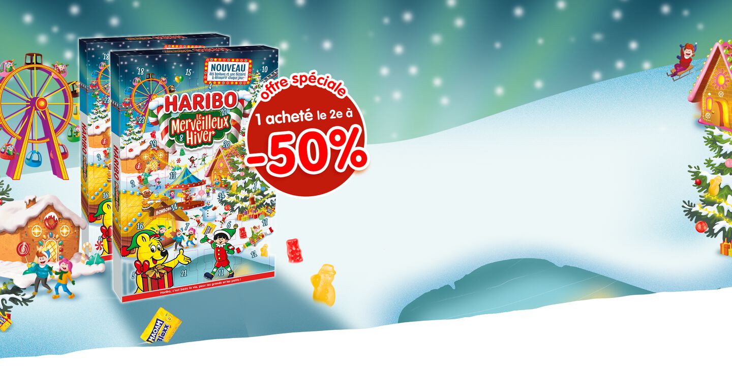 Calendrier de l'Avent XXL Haribo, 3kg