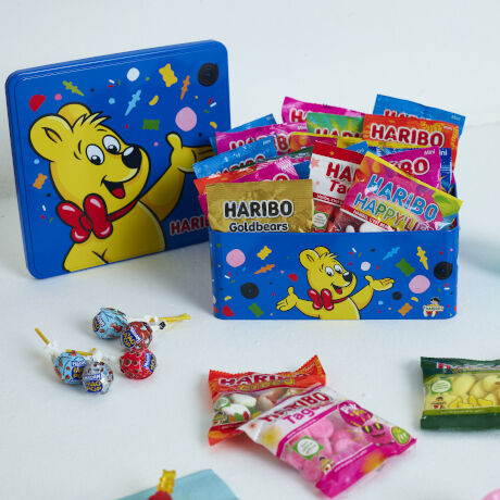 Boite M&eacute;tal Goldbear 23x21,5 cm image number null
