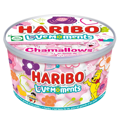 Chamallows original Boite 210 bonbons Haribo - Bonbon Guimauve