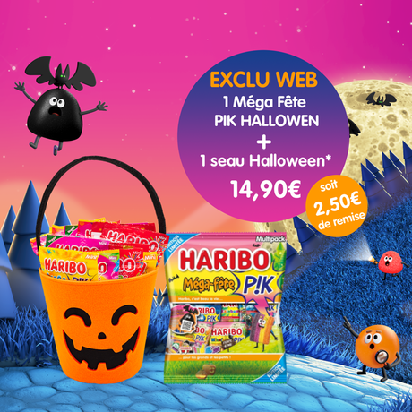 Seau feutrine citrouille + Méga fête P!k Halloween image number null