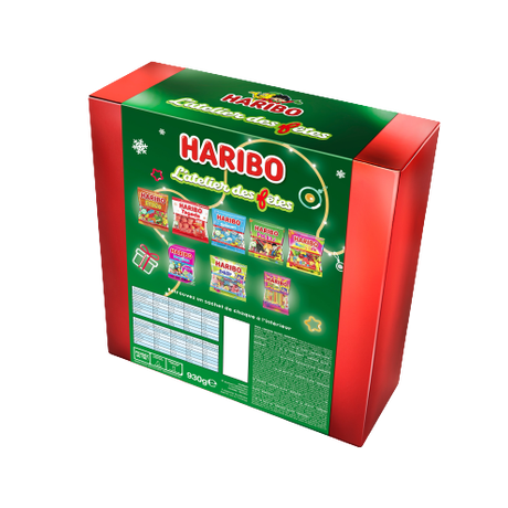 Sachet Noël Haribo,covid arbre de Noël,sac bonbon noel,confiserie noel