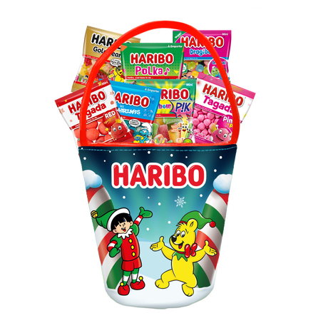 Haribo Polka Gummy et Réglisse - 30 Packs de 100gr - Bonbons et