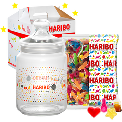 Bonbonnière chic 2L + Vrac Happy life 2kg