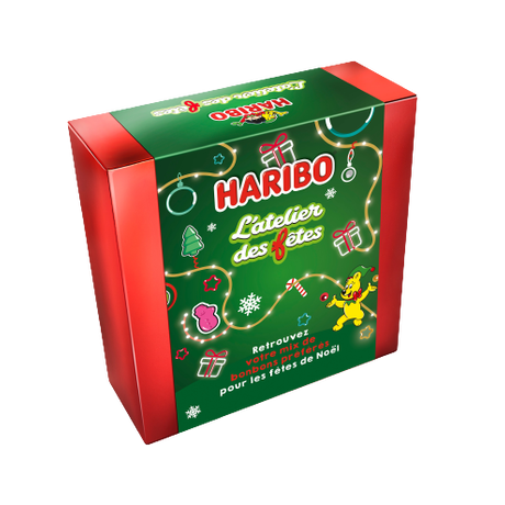 Haribo Box Christmas Mix Édition Noël (Boîte de 1Kg) 