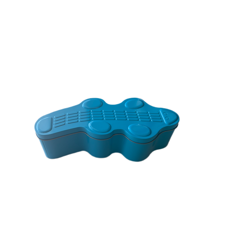 Boite m&eacute;tal Croco bleue image number null