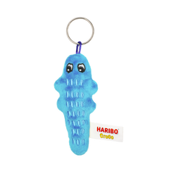 Porte cl&eacute; Croco Bleu