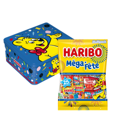 Boîte mascotte Méga fête 1kg