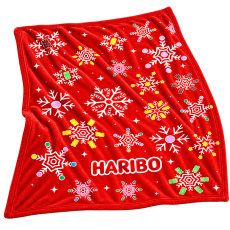 Plaid Flocons No&euml;l HARIBO image number null