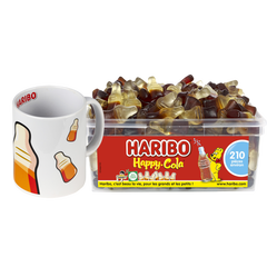 Happy Cola Boite 210 bonbons + Mug Happy Cola