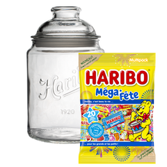 Bonbonni&egrave;re Vintage 1920 2L + M&eacute;ga f&ecirc;te 1kg