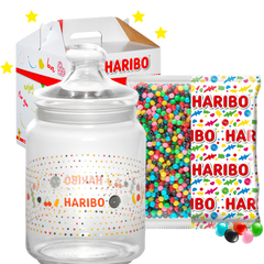 Bonbonnière chic 2L + Vrac Dragibus Original 2kg