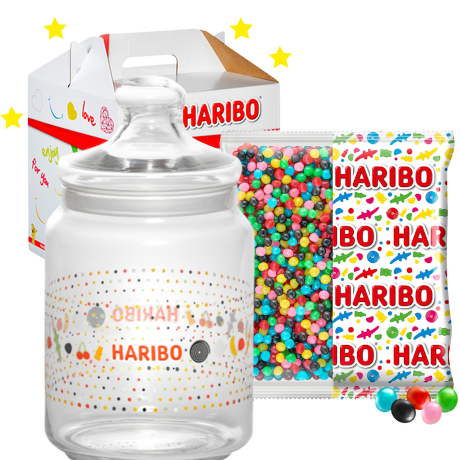 Bonbonnière chic 2L + Vrac Dragibus Original 2kg image number null