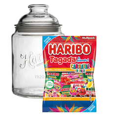 Bonbonni&egrave;re Vintage 1920 2L + Multipacks Tagada & Friends Carnaval 660g