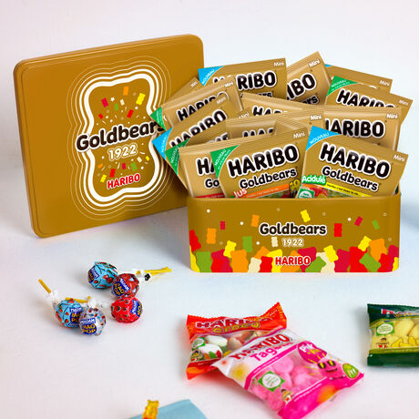 Boîte Métal Goldbears 23x21,5 cm et ses 18 mini sachets Goldbears image number null