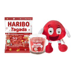 Peluche, Bougie et  Sachet vrac 1kg Tagada original