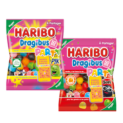 Edition PARTY : Dragibus PIK 230g + Dragibus SOFT 300g