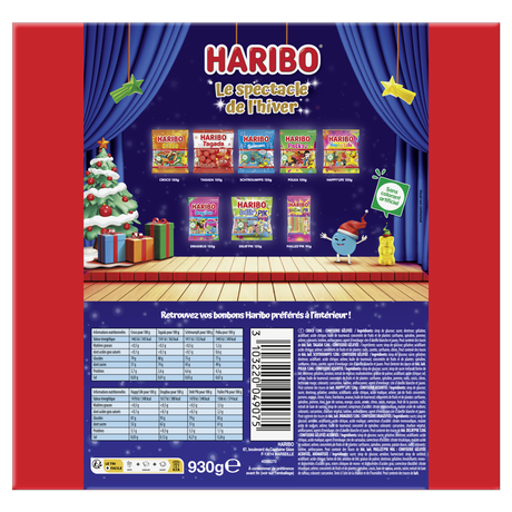 Boîte cadeaux Noël 8 sachets 930G image number null