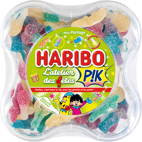 HARIBO C'est beau la vie lot de boîte de bonbon happy box the pik