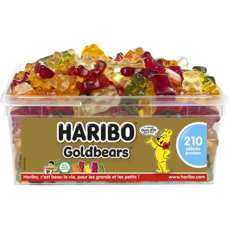 LOT DE 5 - HARIBO - Ours D'Or Goldbears Bonbons - paquet de 300 g -  Cdiscount Au quotidien