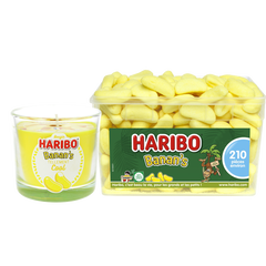 Boite 210 bonbons + Bougie Banan's