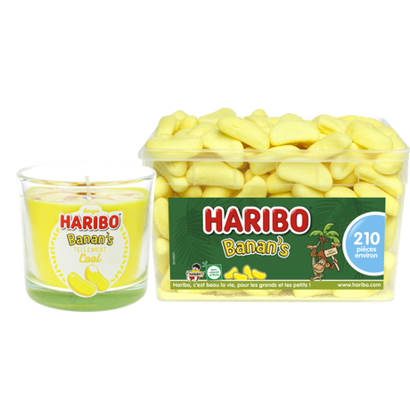 Boite 210 bonbons + Bougie Banan's image number null