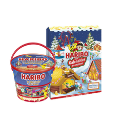 Bonbonnière penchée + Assortiment Soft Noël 500g