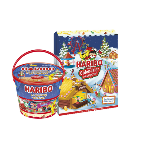 Bonbonnière penchée + Assortiment Soft Noël 500g image number null