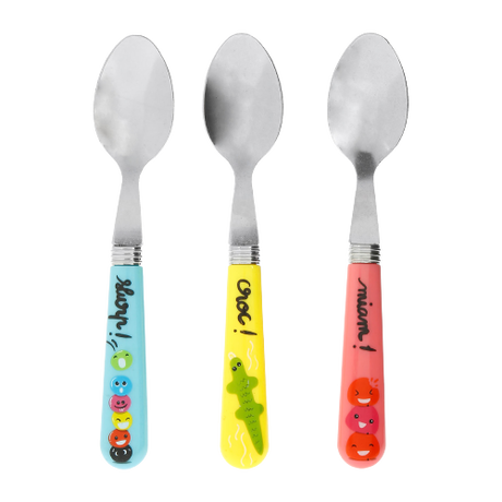 Lot de 3 mini cuill&egrave;res enfants image number null