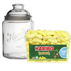 Boite 210 bonbons Banan's + Bonbonni&egrave;re Vintage 1920 2L