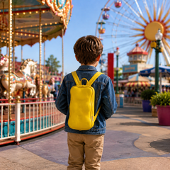 Sac &agrave; dos Goldbears jaune