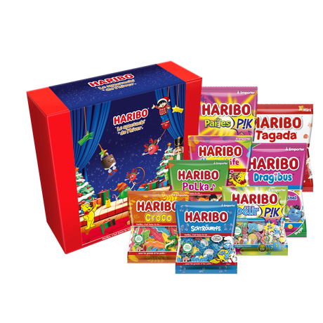 Boîte cadeaux Noël 8 sachets 930G image number null