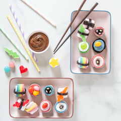 Plateau de sushis en bonbons