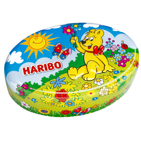 Boite m&eacute;tal fleurie Goldbears image number null