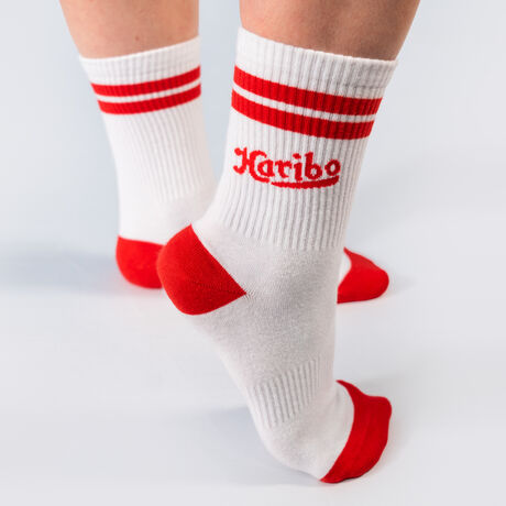 Chaussettes HARIBO Vintage rouges image number null
